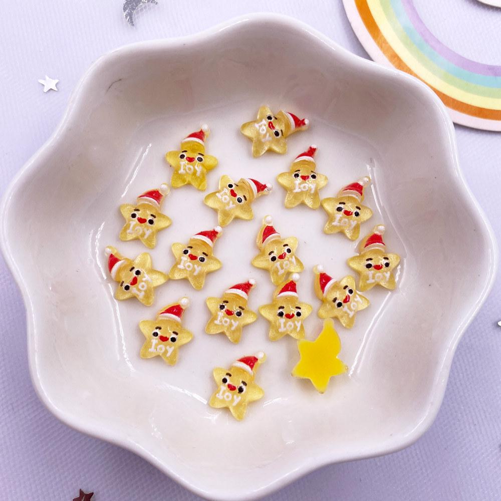 50pcs Resin Mini Colorful Chri - Art Craft Christmas Tree recension och pris