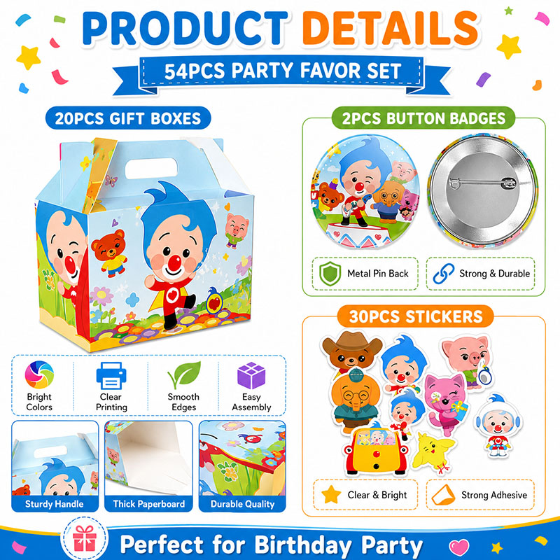 PLIM Cartoon Pattern Paper box - Art Craft Easter recension och pris