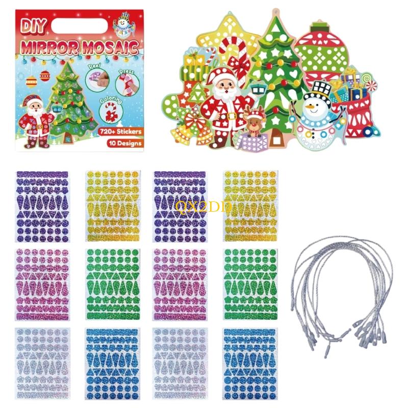 QX2D Christmas Foil Sticker Fo - Art Craft Mirror recension och pris