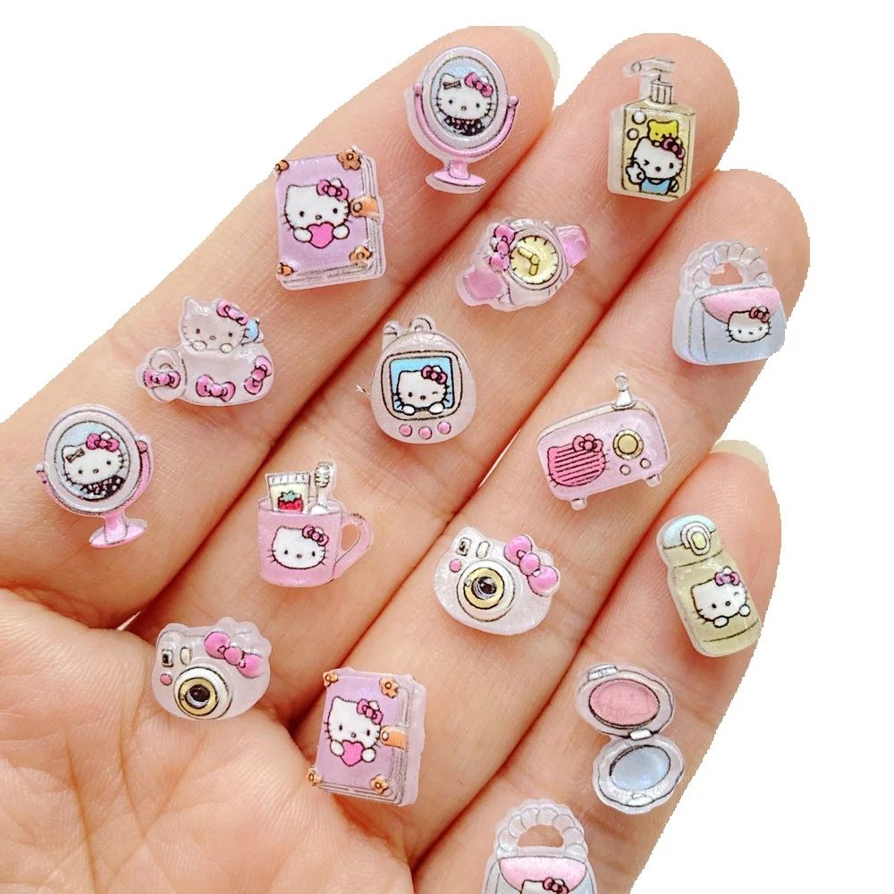 50Pcs Mixed Resin Kitten makeu - Art Craft Mirror recension och pris