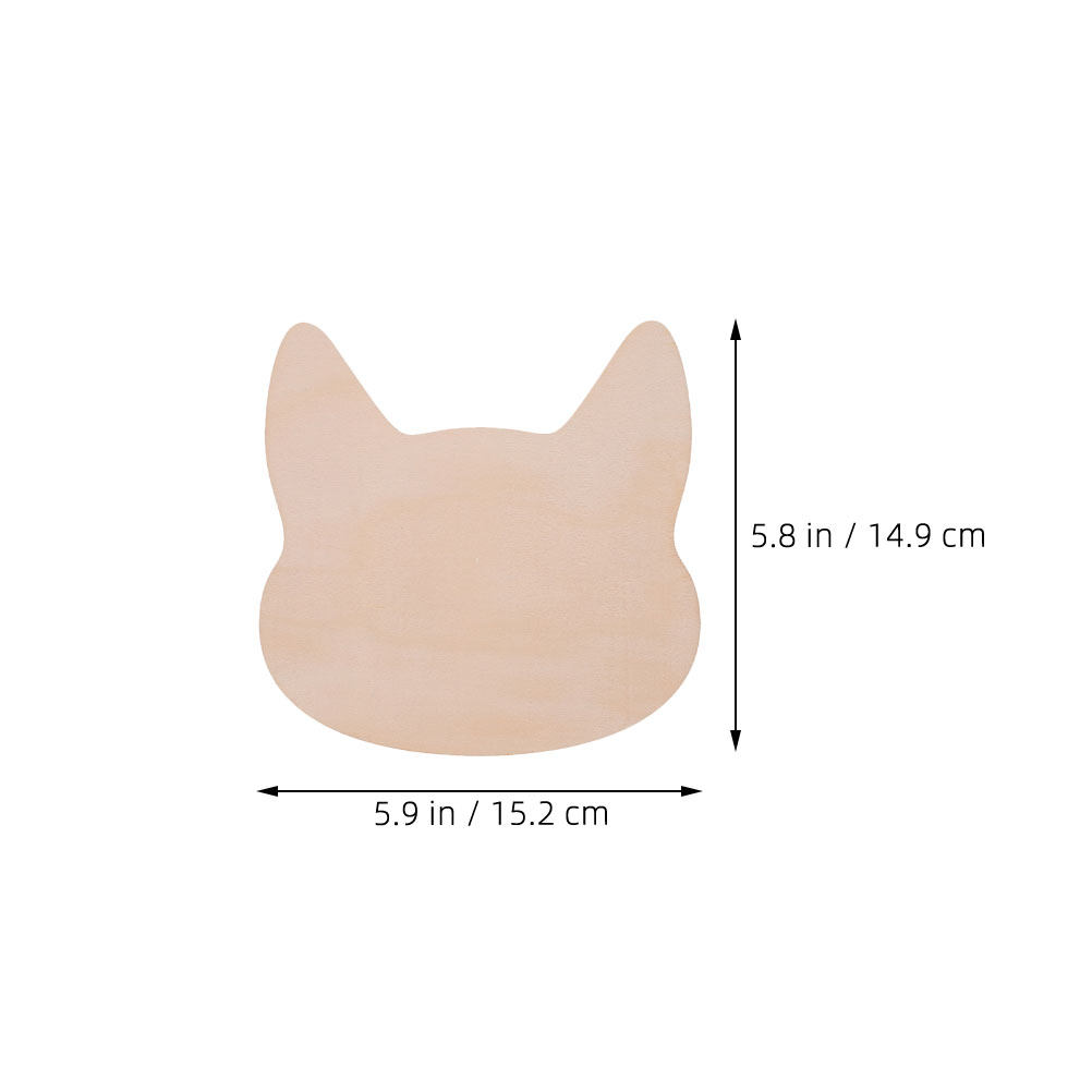 12Pcs DIY Cat Wood Cutouts Unp - Art Craft Cat recension och pris
