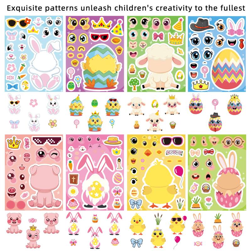 DIY Cartoon Easter Egg Puzzle  - Art Craft Easter recension och pris