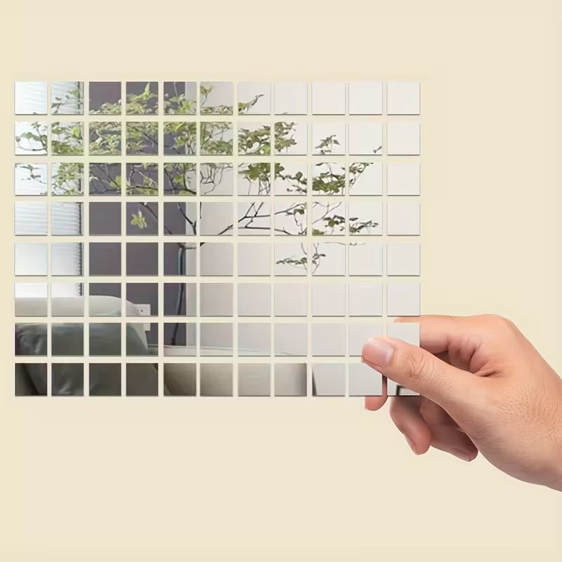10*10MM 100Pcs Self-Adhesive G - Art Craft Mirror recension och pris