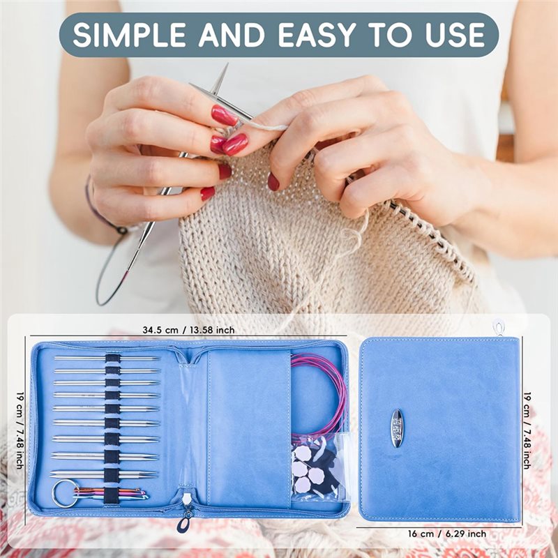 US Sizes 1, 1.5, 2, 2.5, 4, 5, - Knitting Needle Circular recension och pris