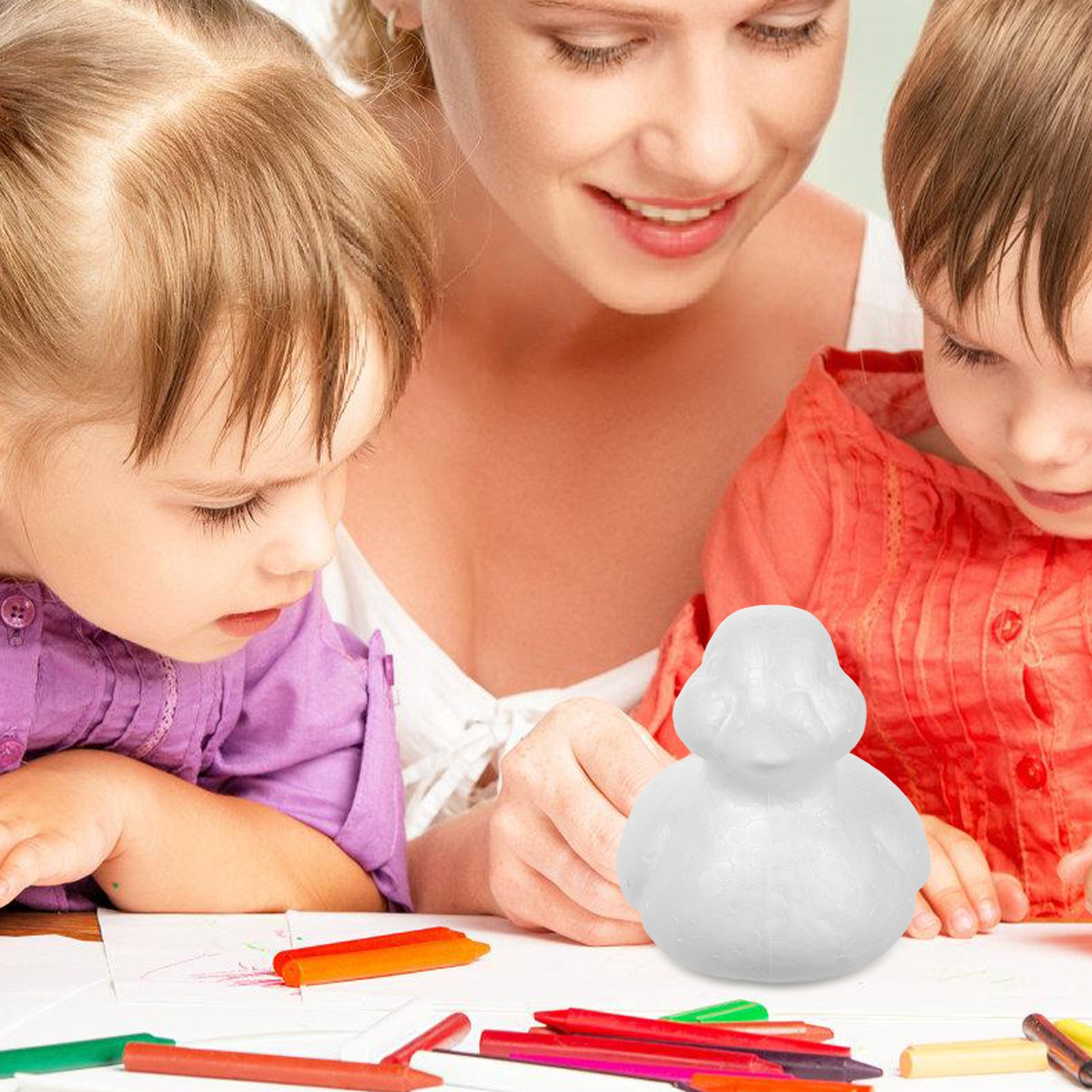 5pcs Foam Duck Shapes White Po - Art Craft Duck recension och pris