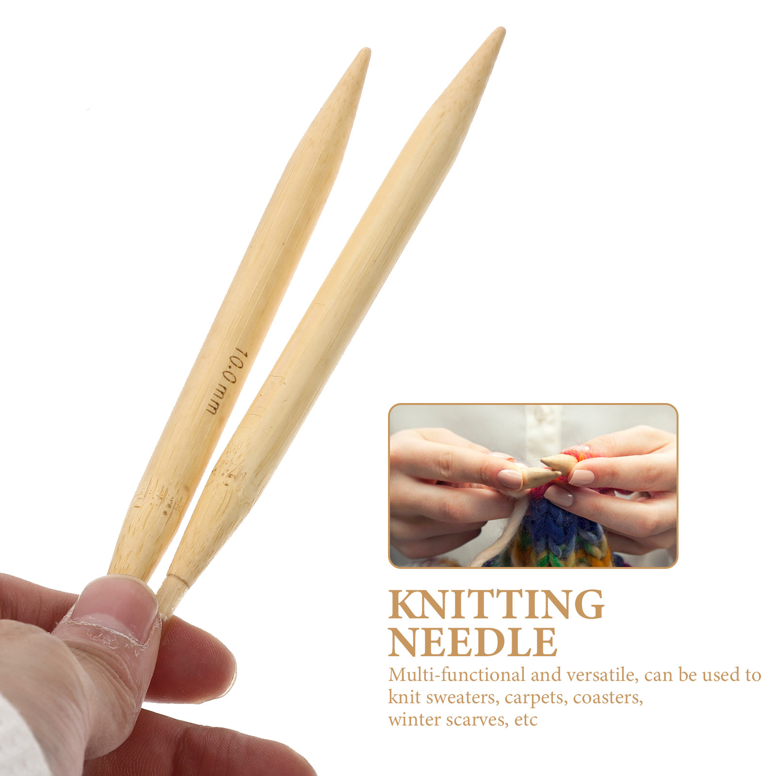 Smooth Wooden Circular Knittin - Knitting Needle Circular recension och pris
