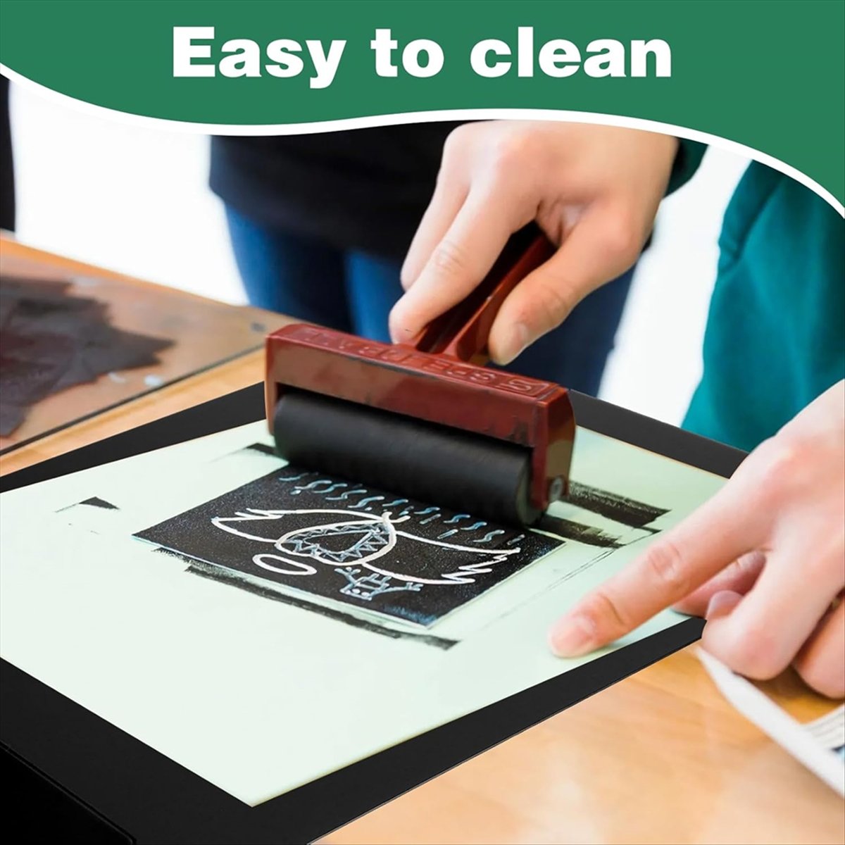 3 Pcs Bench Hook and Inking Pl - Linocut Carving Tool recension och pris