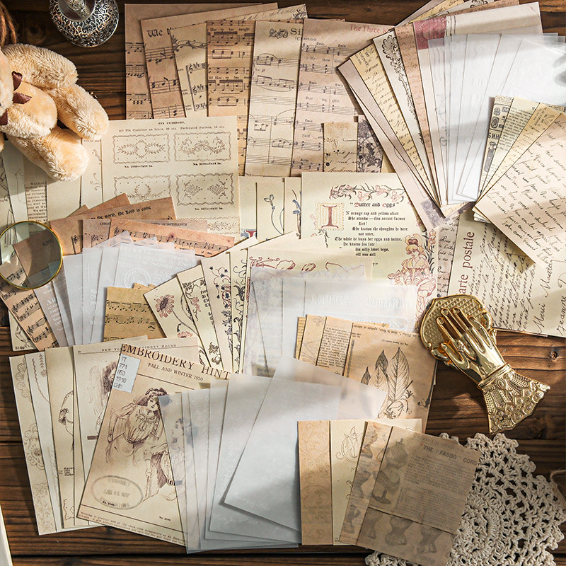 Vintage Scrapbooking Craft Pap - Art Craft Journal recension och pris