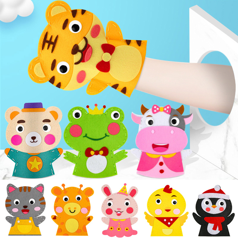 Cute Cartoon Animal Hand Puppe - Art Craft For 3 Year Old recension och pris