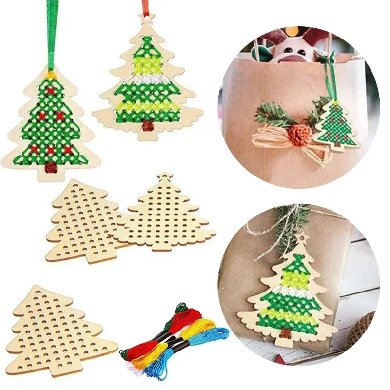 10Pcs New A Top Quality DIY Cr - Art Craft Christmas Tree recension och pris