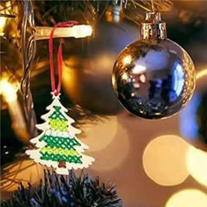 10Pcs New A Top Quality DIY Cr - Art Craft Christmas Tree recension och pris