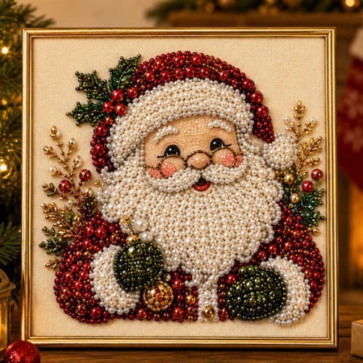 Christmas 3D Pearl Art DIY Kit - Art And Craft For Xmas recension och pris