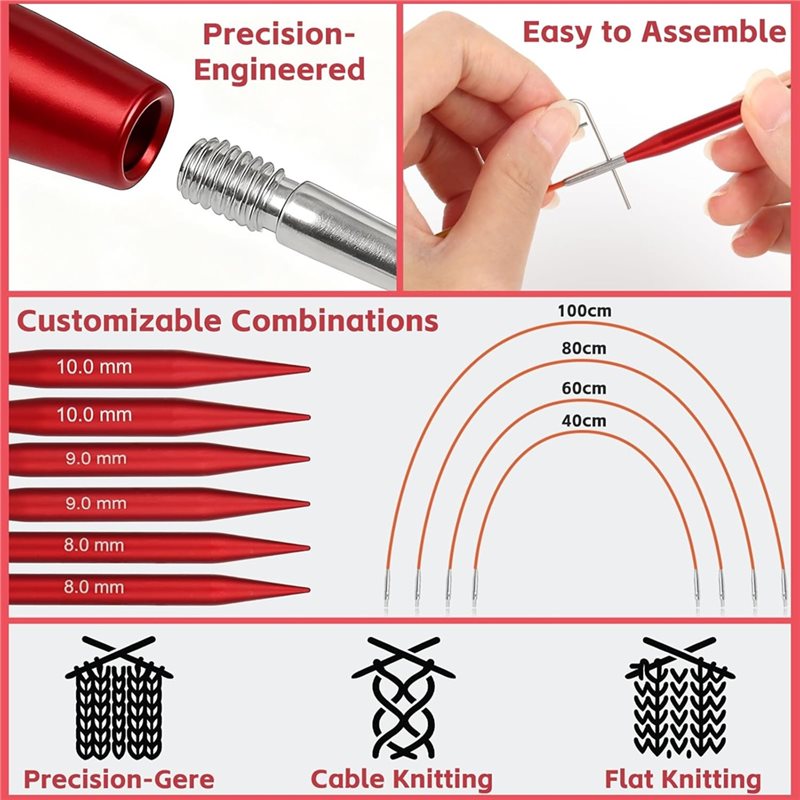 A25F-Circular For Knitting Nee - Knitting Needle Circular recension och pris
