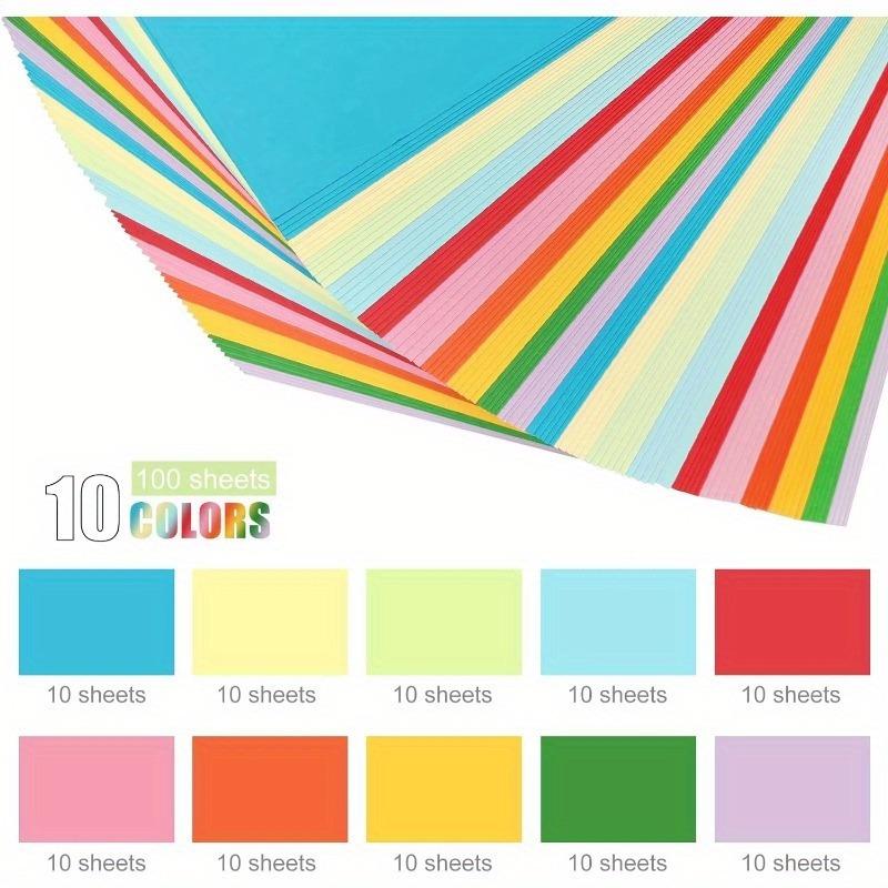 100Sheets A4 Colored Cardstock - Art Craft Using Paper recension och pris