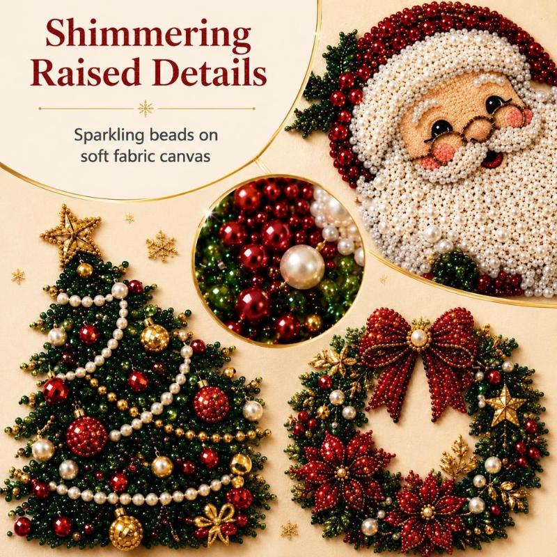 ŠChristmas Santa Claus Pearl A - Art And Craft For Xmas recension och pris