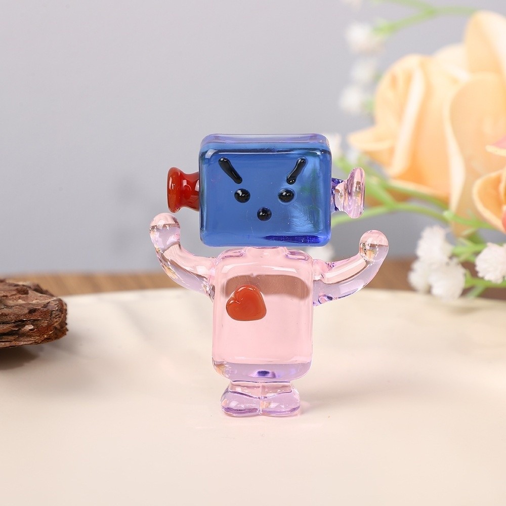 Mini Bonsai Decor Colorful Fac - Art Craft Robot recension och pris