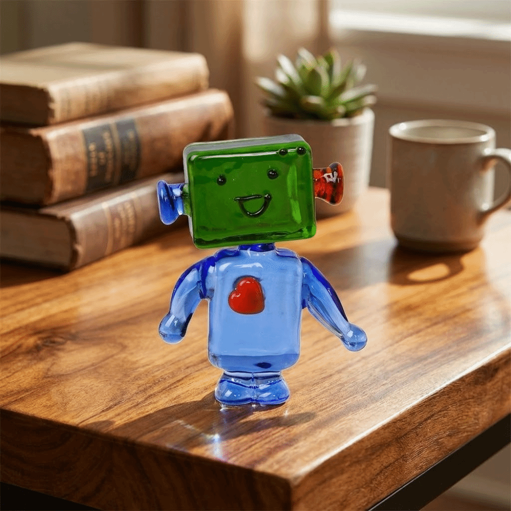 Mini Bonsai Decor Colorful Fac - Art Craft Robot recension och pris