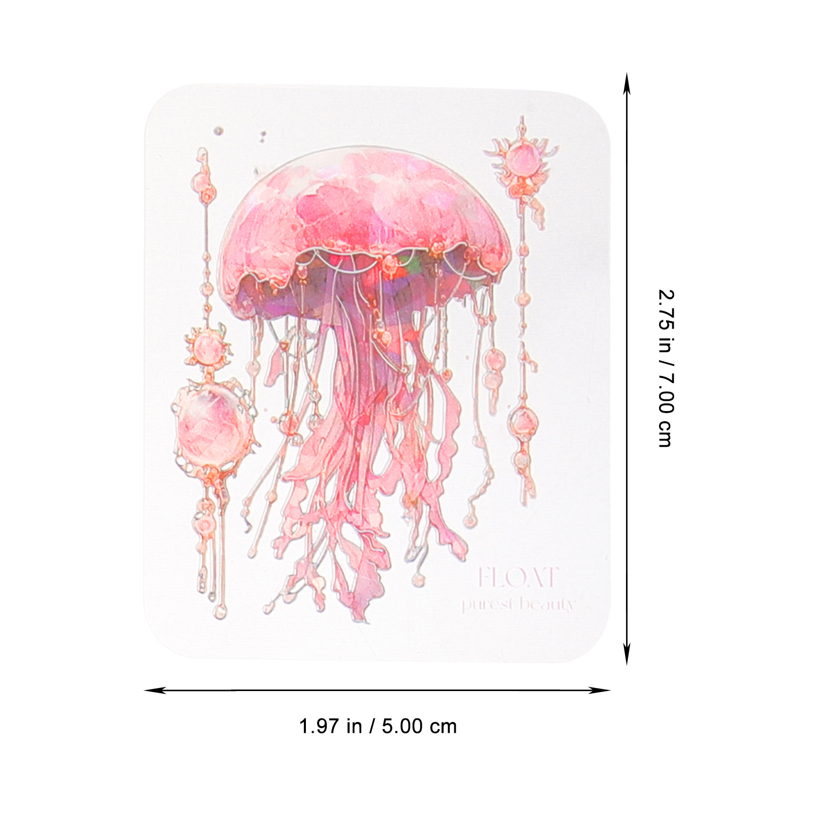 120 Pieces Jellyfish Stickers  - Art Craft Jellyfish recension och pris