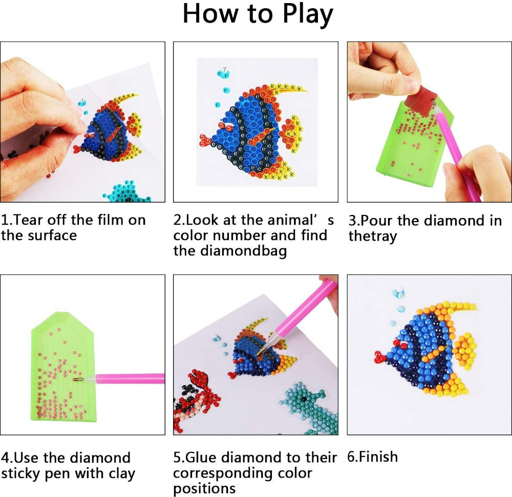 Easy Diamond Painting Stickers - Art Craft Easter recension och pris