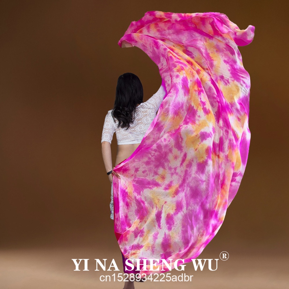 100%real Silk Veil Tie-Dye Bel - Silk Painting Dye recension och pris