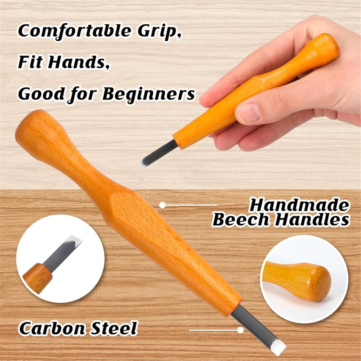 5 Pcs Carving Tools Set for Li - Linocut Carving Tool recension och pris