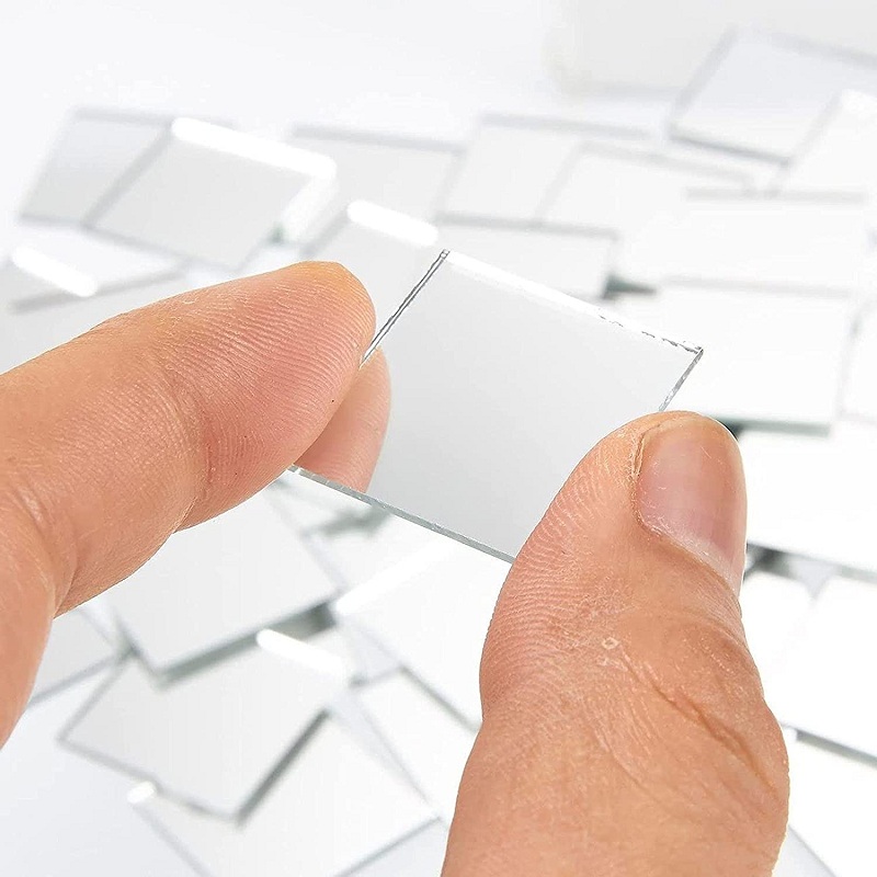 NEW Good 500Pcs 10x10mm/15x15m - Art Craft Mirror recension och pris