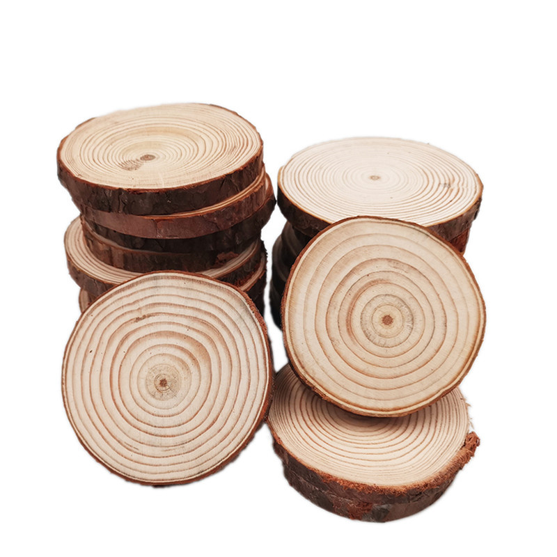 Unfinished Wood Slices Discs C - Art Craft Christmas Tree recension och pris