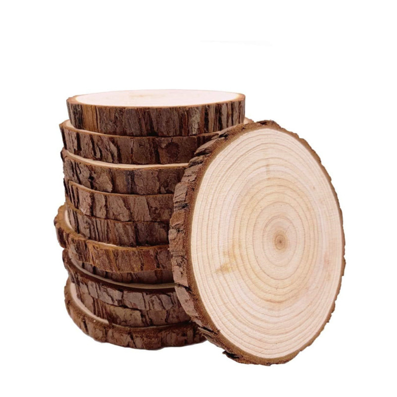 Unfinished Wood Slices Discs C - Art Craft Christmas Tree recension och pris