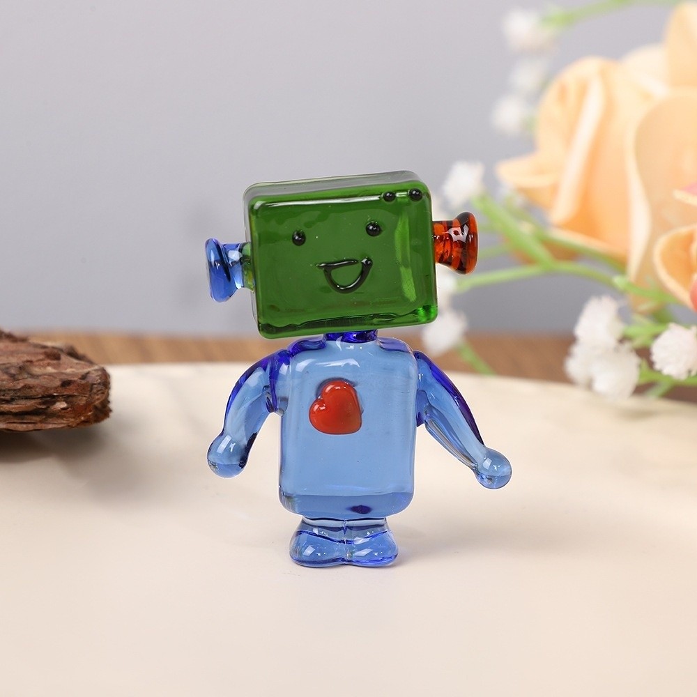 Mini Bonsai Decor Colorful Fac - Art Craft Robot recension och pris