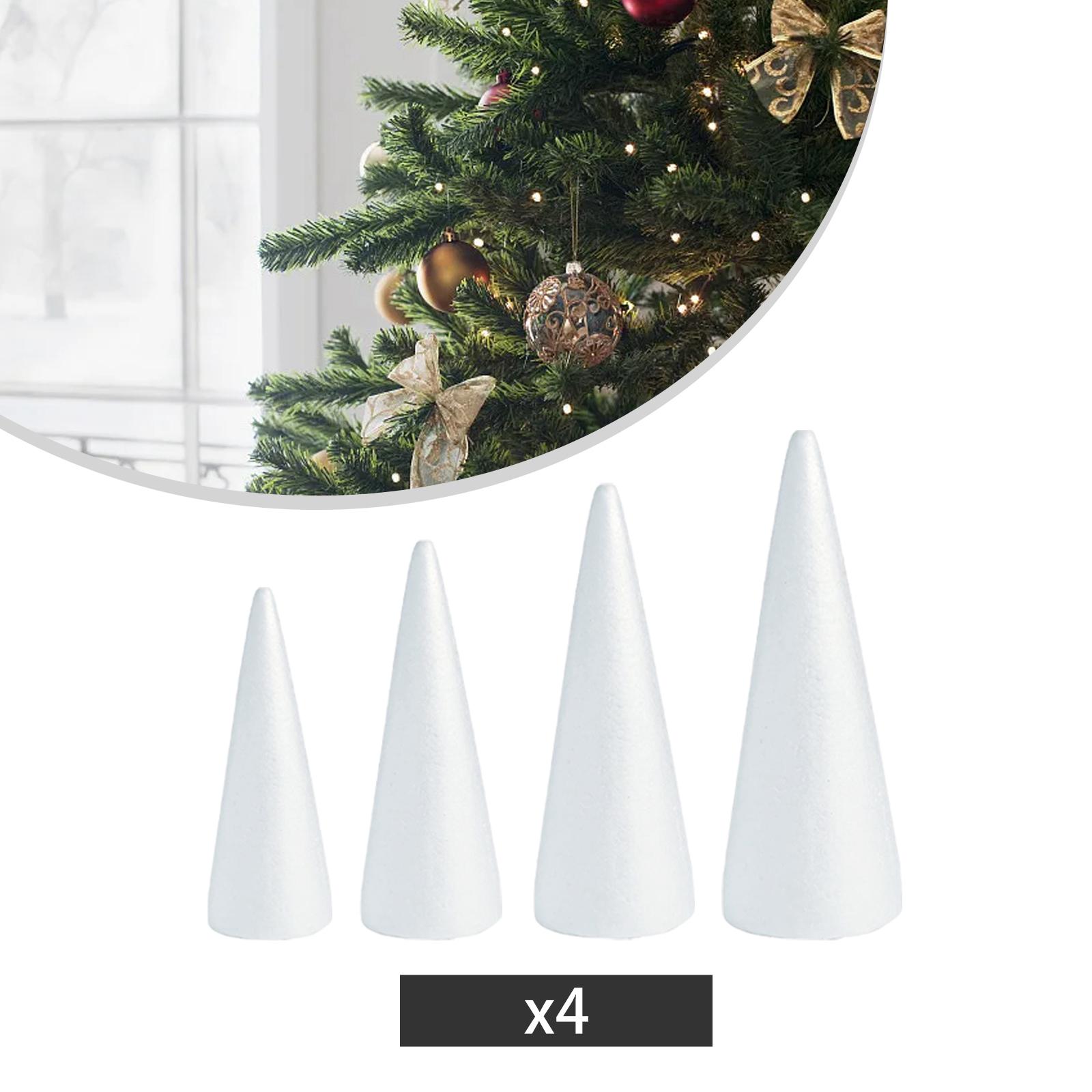 White Crafts Foam Cones for DI - Art Craft Christmas Tree recension och pris