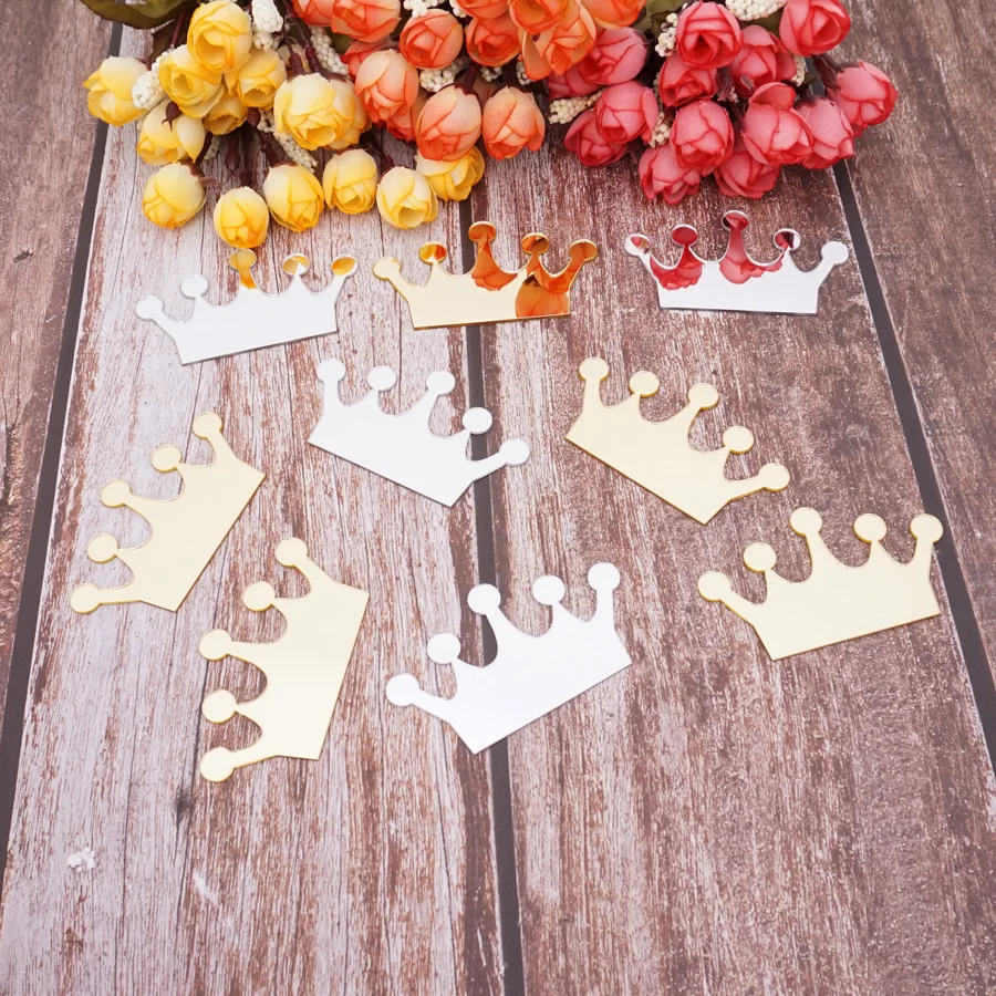 20pcs Acrylic Crown Mirror Wal - Art Craft Movement recension och pris