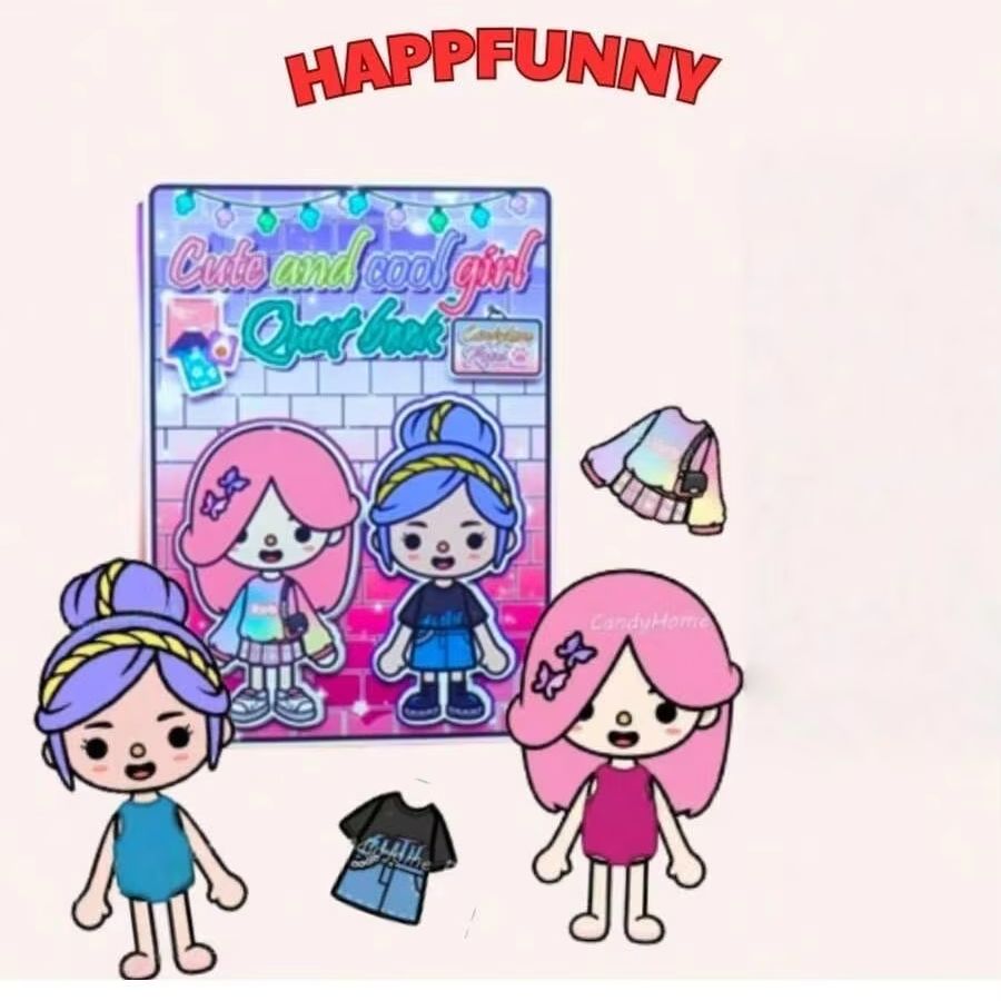 Paper Doll Theme DIY Sticker C - Art Craft For 3 Year Old recension och pris