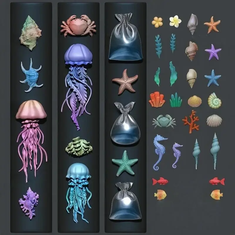 3D Ocean Series Silicone Jelly - Art Craft Jellyfish recension och pris
