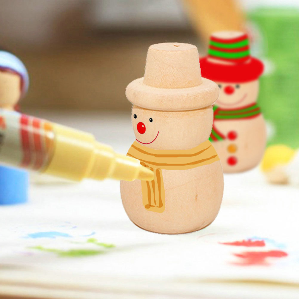 20pcs Diy Painting Wooden Orna - Art And Craft For Xmas recension och pris