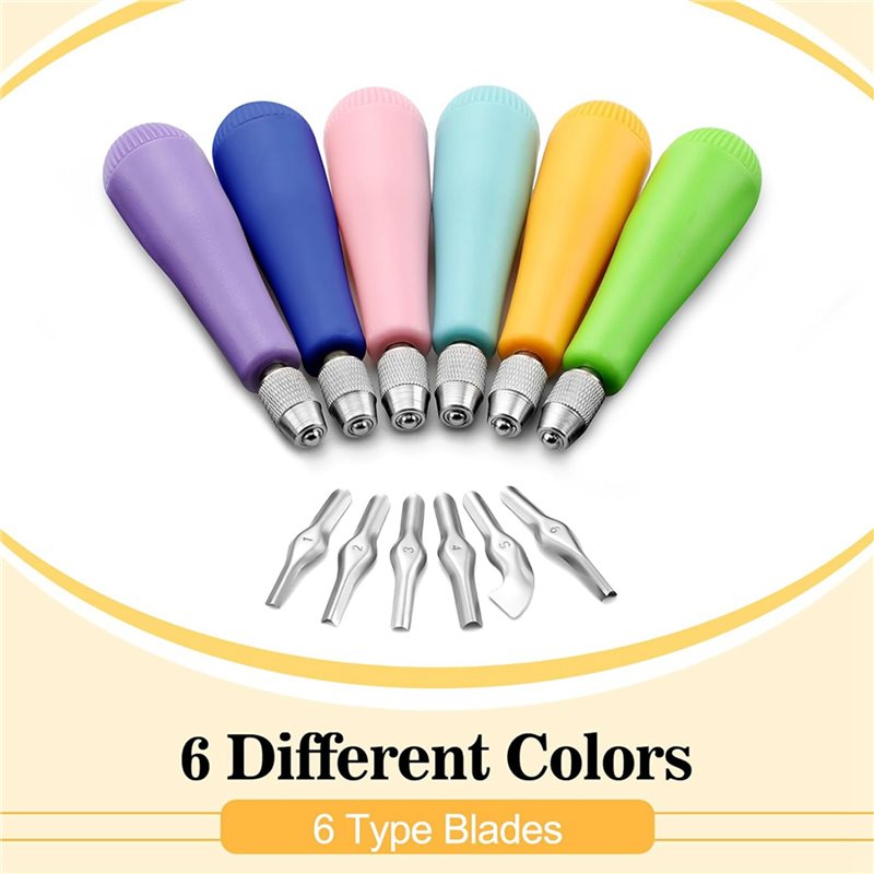 B14C 24Pack Craft Linoleum Cut - Linocut Carving Tool recension och pris