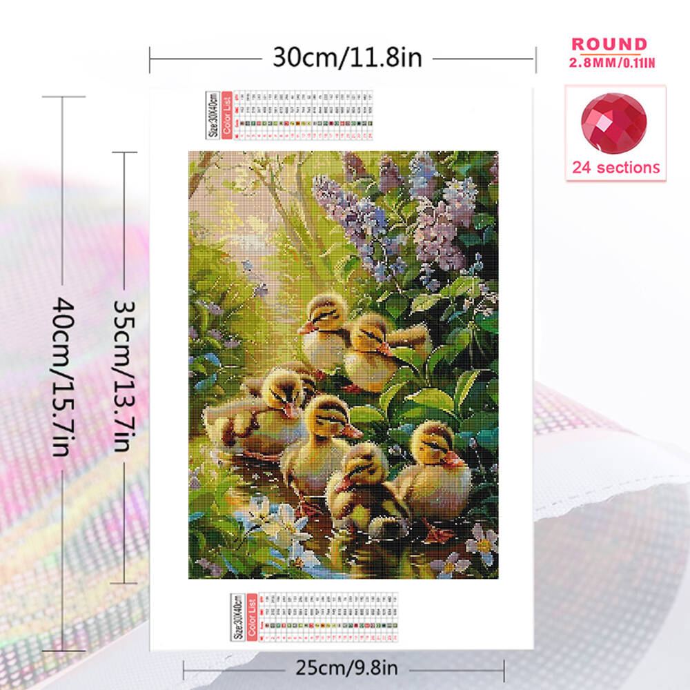 Frameless, 5D DIY Diamond Pain - Art Craft Duck recension och pris