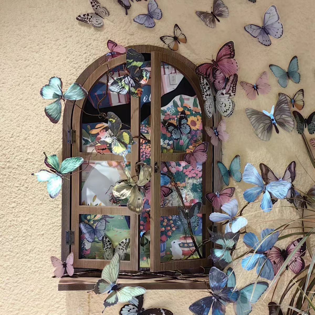 12pcs 3D Butterfly Wall Sticke - Art Craft Easter recension och pris