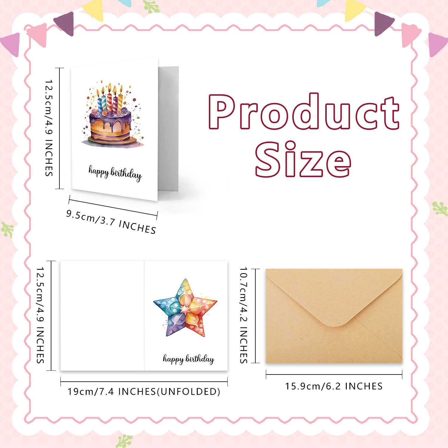 Handmade Watercolor Birthday C - Art Craft Movement recension och pris