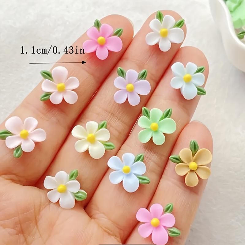 20pcs Resin Mini Flower and Le - Art Craft Using Leaves recension och pris