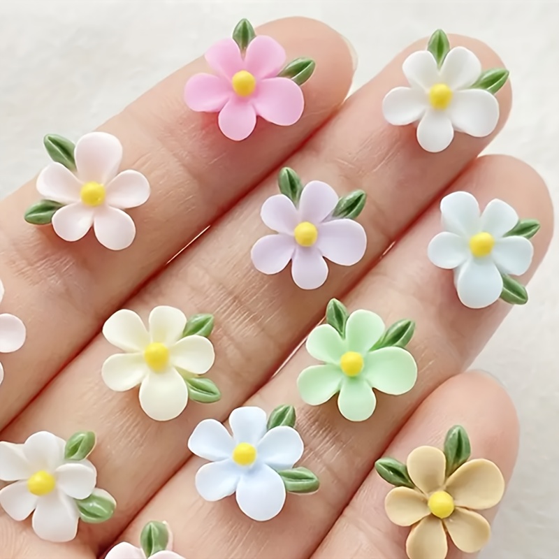 20pcs Resin Mini Flower and Le - Art Craft Using Leaves recension och pris