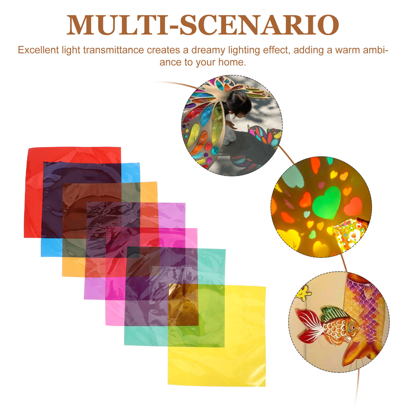 90Pcs Multi-Use Colored Cellop - Art Craft Using Paper recension och pris