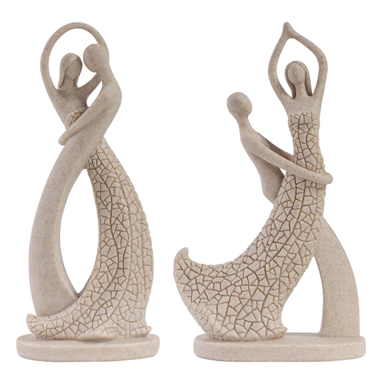 Hugging Couple Statue Abstract - Art And Craft Valentine recension och pris