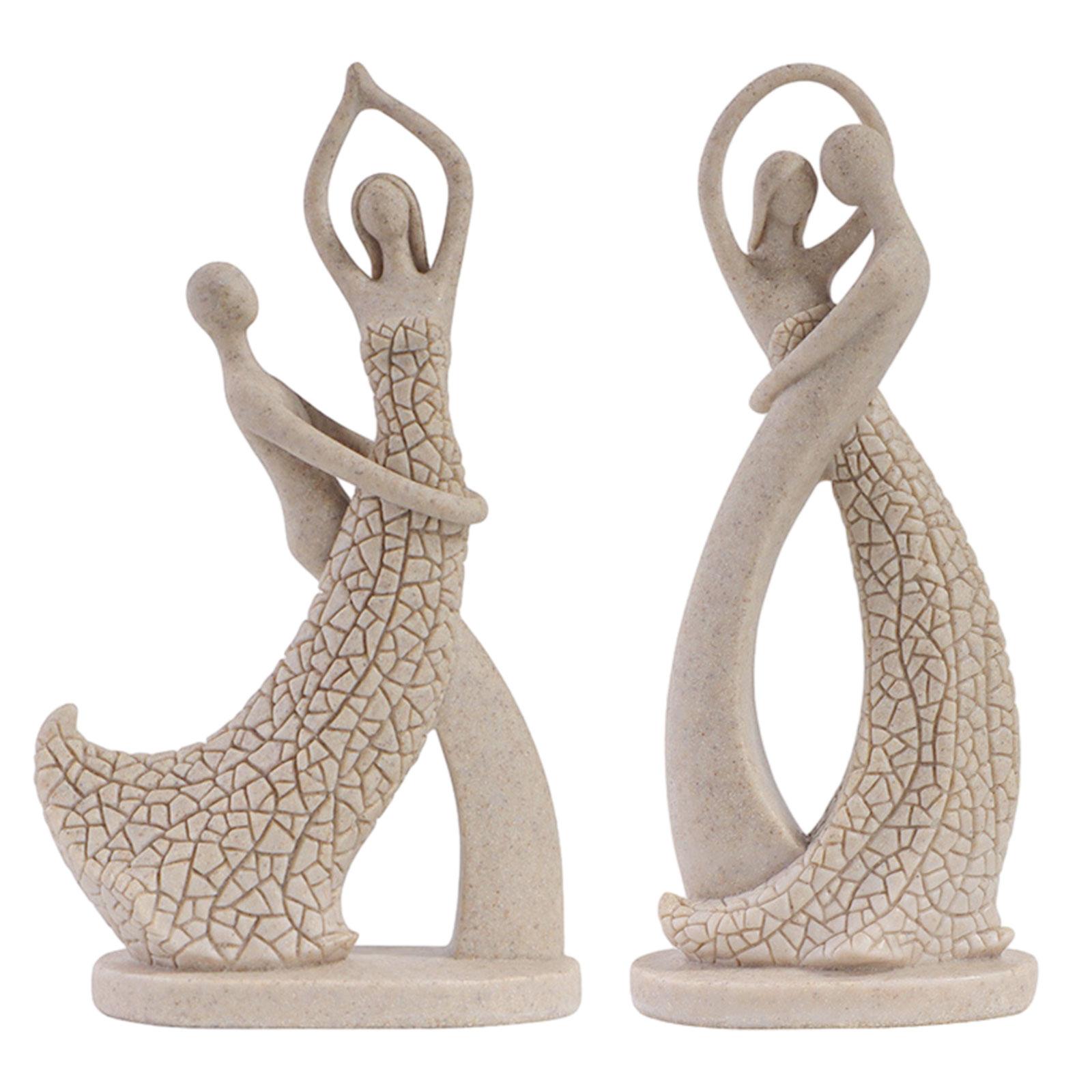 Hugging Couple Statue Abstract - Art And Craft Valentine recension och pris