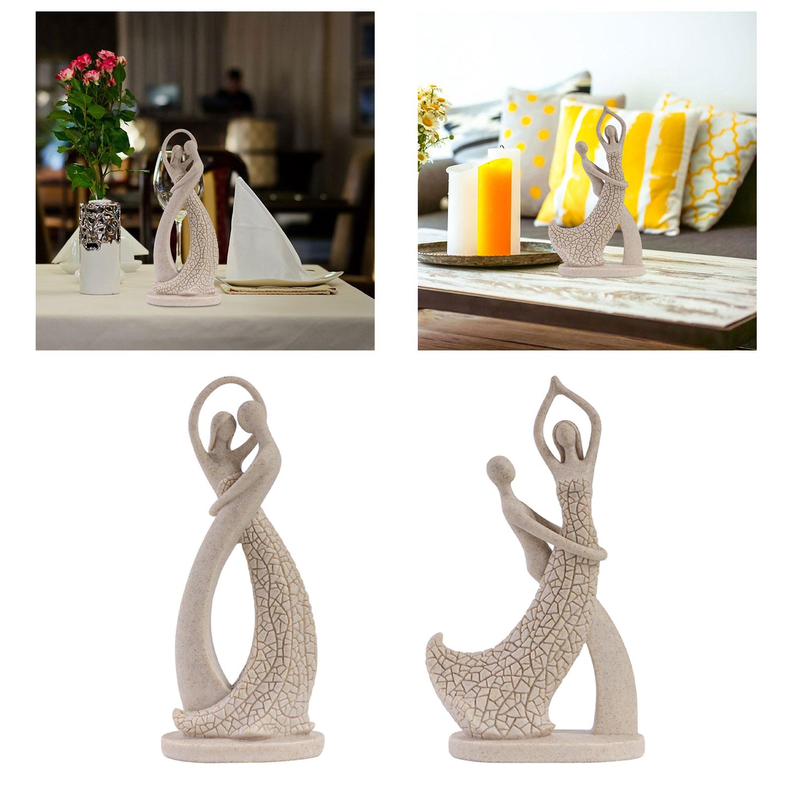 Hugging Couple Statue Abstract - Art And Craft Valentine recension och pris
