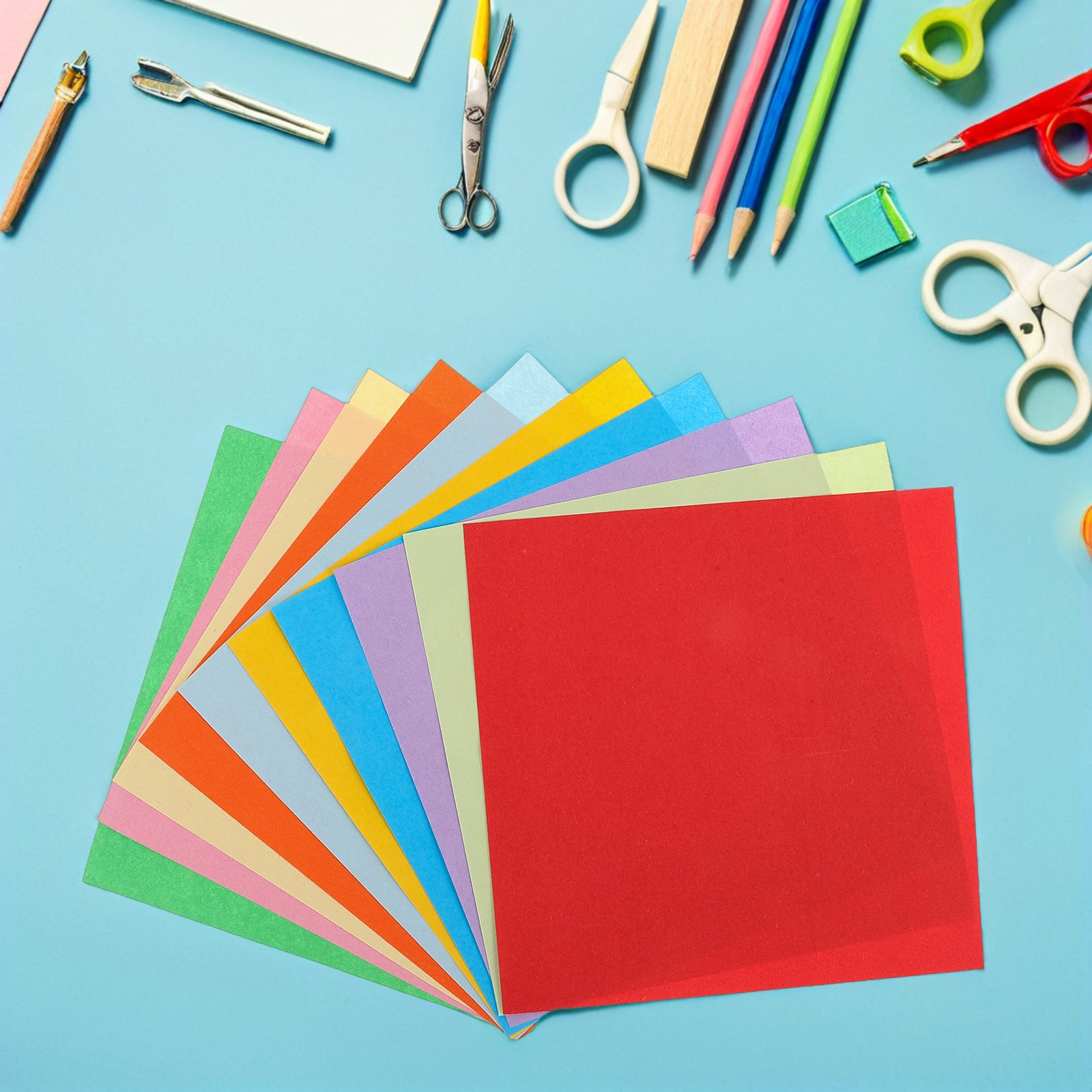 300Pcs Vibrant Colored Card Pa - Art Craft Using Paper recension och pris