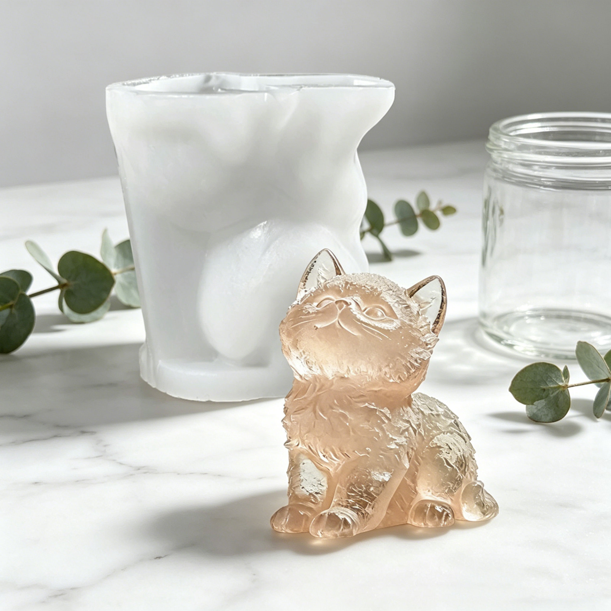 3D Animal Candle Silicone Mold - Art Craft Cat recension och pris