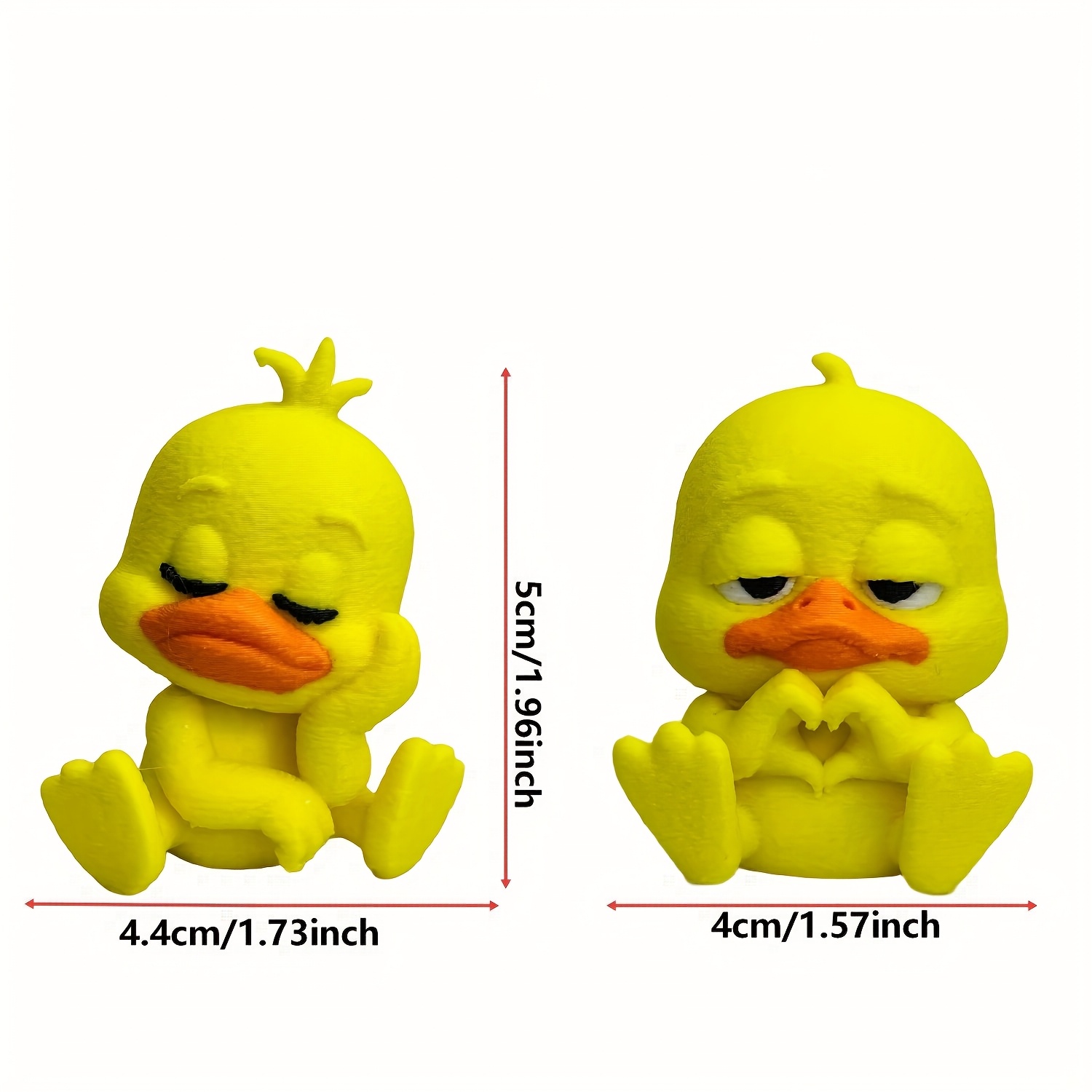 1pc Cute Heart Hands Duck Car  - Art Craft Duck recension och pris