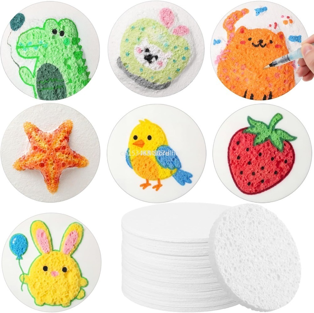 Kids Sponge Canvas Board 3D Pu - Art Craft Using Paper recension och pris