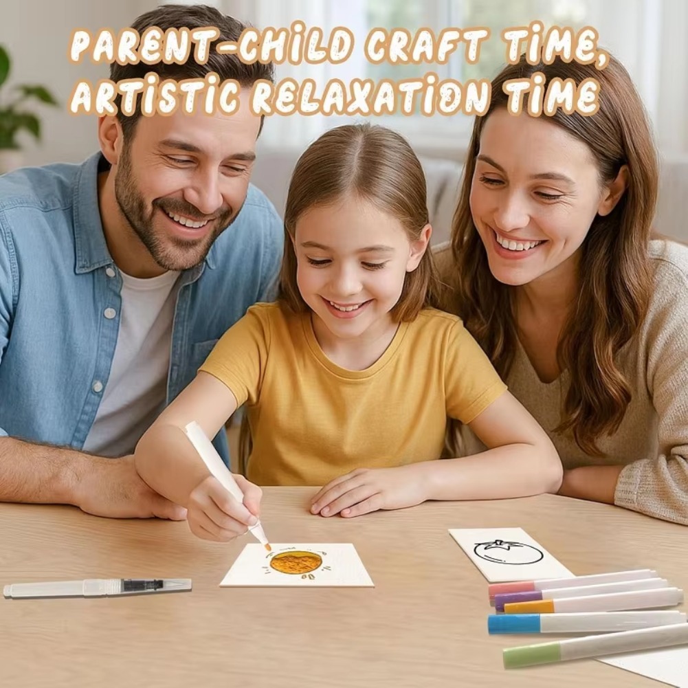 Kids Sponge Canvas Board 3D Pu - Art Craft Using Paper recension och pris