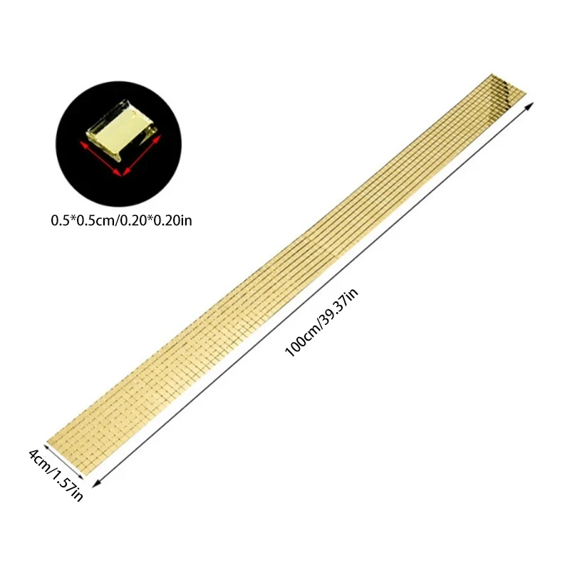 Self-Adhesive Real Glass Mini  - Art Craft Mirror recension och pris
